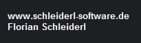 Individualsoftware Florian Schleiderl